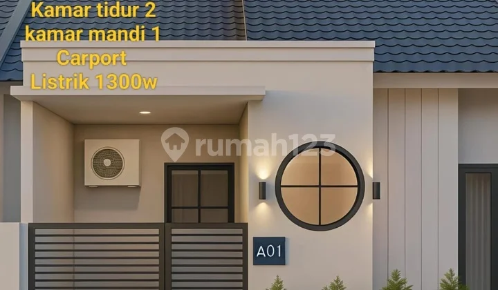 Rumah Kavling Murah Lokasi Strategis dan Tidak Banjir,