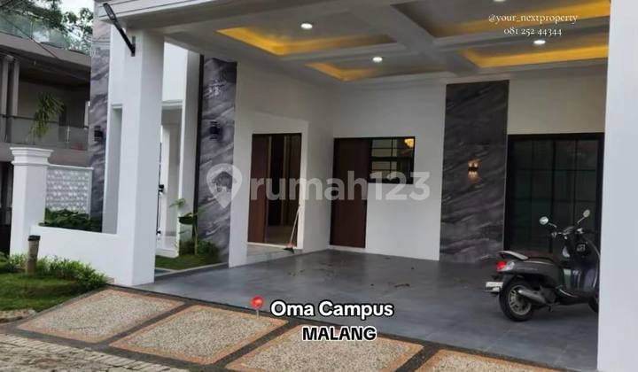 Rumah Baru Konsep American Style di Kawasan Oma Campus, Dau Malang