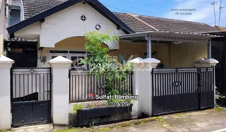 Rumah Kondisi Terawat di Area Perumahan Sulfat, Blimbing Kota Malang