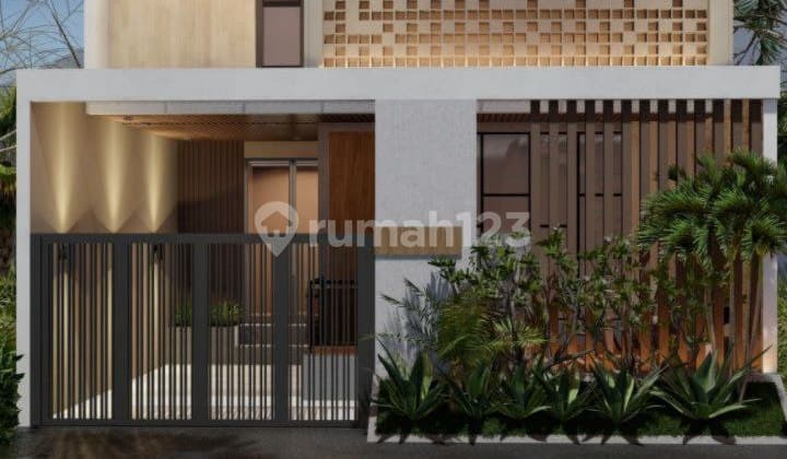 New 2-Story Industrial Design House in Sukun, Malang