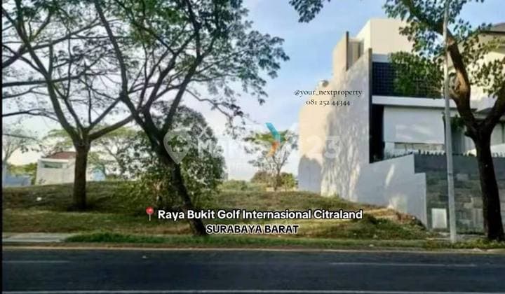 Tanah Kavling Premium di Raya Bukit Golf Internasional Citraland, Surabaya Barat