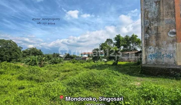 Tanah Luas di Nol Jalan Raya Mondoroko, Singosari Malang