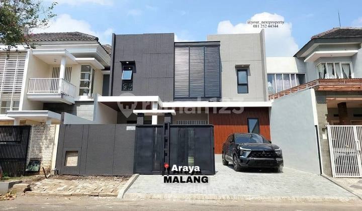 Rumah Proses Bangun Semi Furnished di Araya Golf, Malang