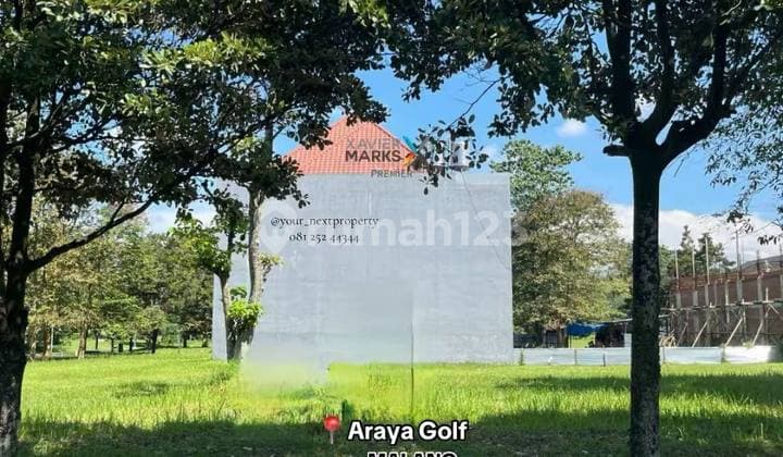 Tanah Kavling Siap Bangun di Boulevard Cluster Favorit Araya Golf Malang