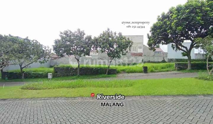 Tanah Kavling Lokasi Terdepan di Cluster Riverside Blimbing Malang