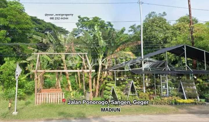Lahan Lokasi di Poros Jalan Raya Madiun - Ponorogo, Sangen Geger Madiun