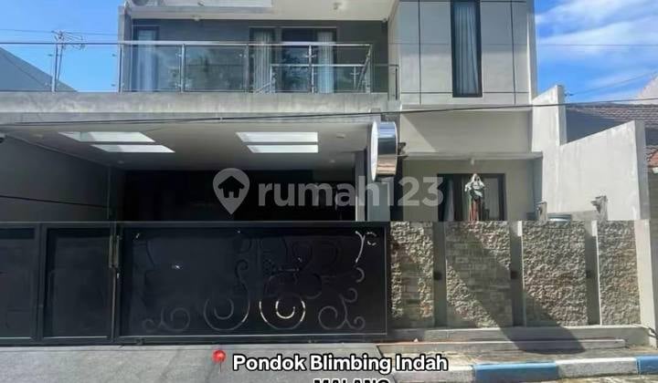 Rumah Baru Full Furnished Siap Huni di Blok Depan Pondok Blimbing Indah Araya Malang