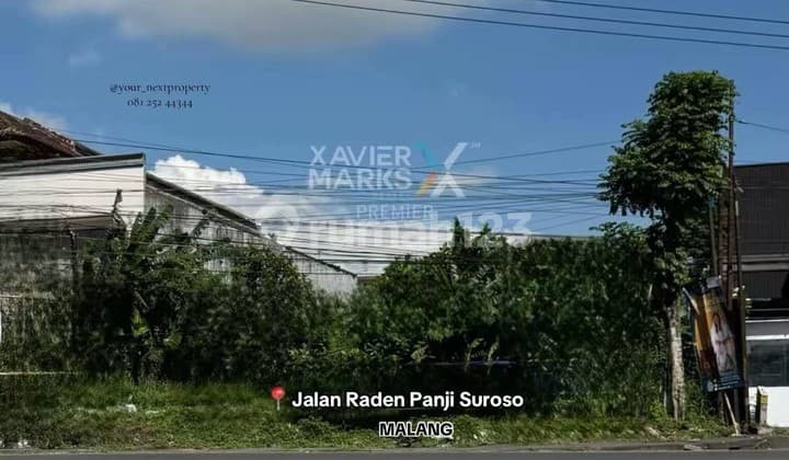 Lahan Strategis di Poros Jalan Raden Panji Suroso, Blimbing Kota Malang