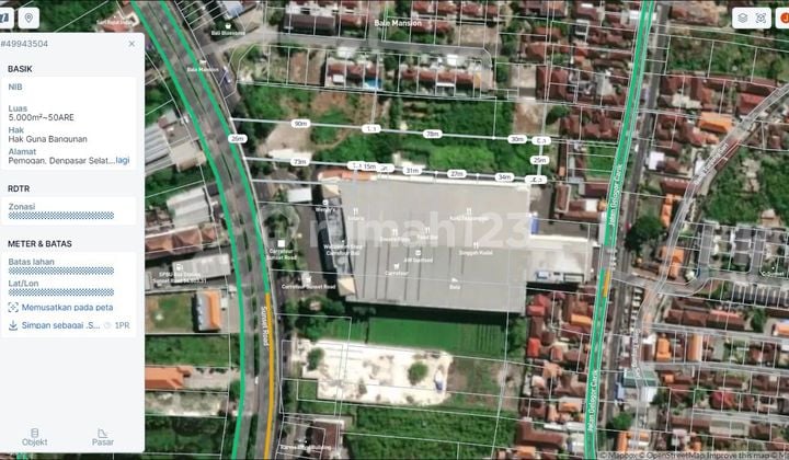 Hot List of Land for Sale at Sunset Road Seminyak Kuta Badung