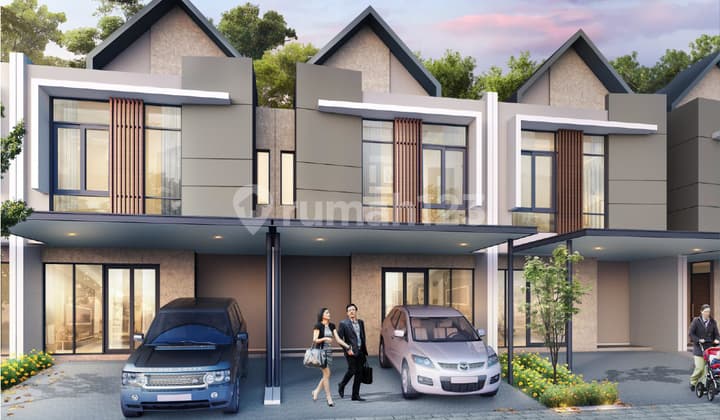 Rumah 6x12,5 75m Cluster Denver Pik2 Siap Huni 2 Lantai Murah