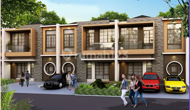Rumah 8x10 80m 2 Lantai Cluster Miami Pik2 Siap Huni Murah Bagus