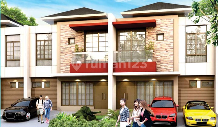 Rumah 8x12,5 100m 2 Lantai Cluster Miami Pik2 Harga Nego Bisa Kpr