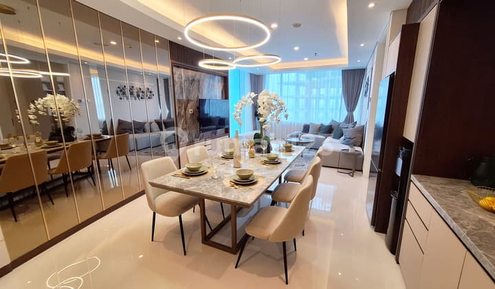 REGATTA Apartment 2BR 115m FULL FURNISHED . Bisa Cicilan / Kredit KPA Bank . Hadap Laut . Sea View . Apartement Regatta Dijual