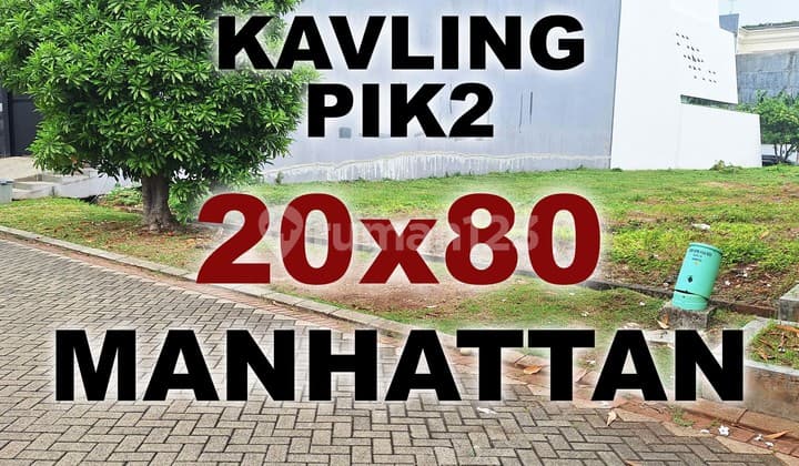For Sale PIK2 Manhattan Plot 20x40 800m. Prime Location, No Restrictions, Cheapest in Manhattan PIK 2