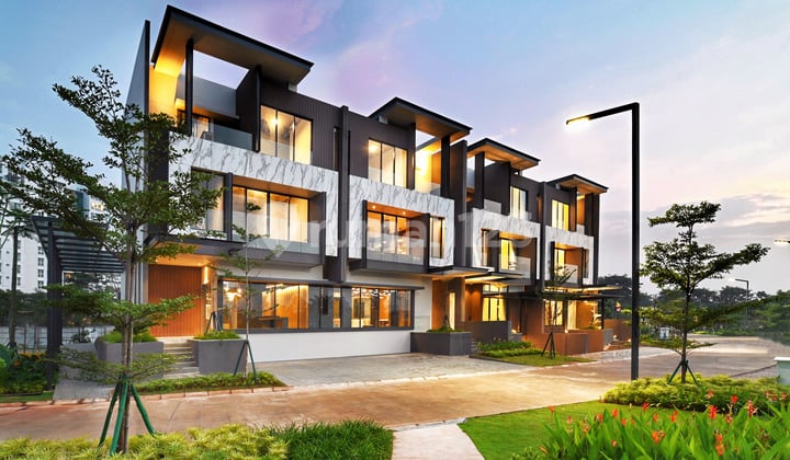 Dp 5% Saja . Vila Mewah 9x17 View Danau Super Luas . 4 Lantai Shm . Citra Lake Villa . Citra Gaden 6 .