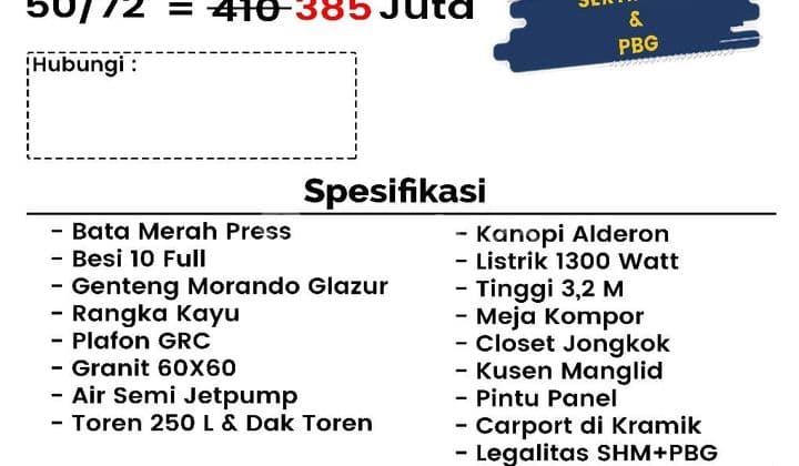 Jual Rumah Murah Bisa Kpr Dekat Dengan Universitas Stt Telkom Dan Tol Buahbatu Bandung