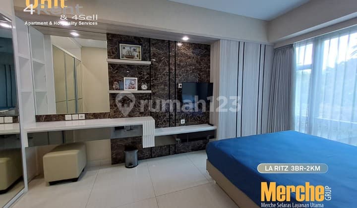 Apartemen La Riz 3Br Full Furnished Well Design Pool View