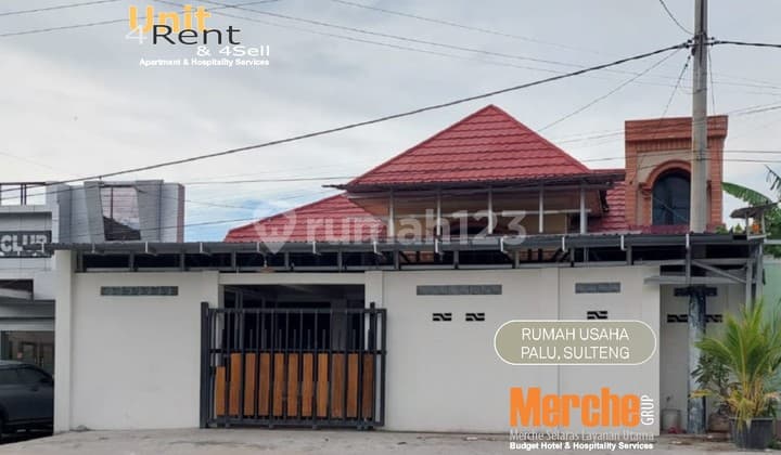 RUMAH USAHA PALU SELATAN FURNISHED DI LOKASI STRATEGIS SIAP HUNI