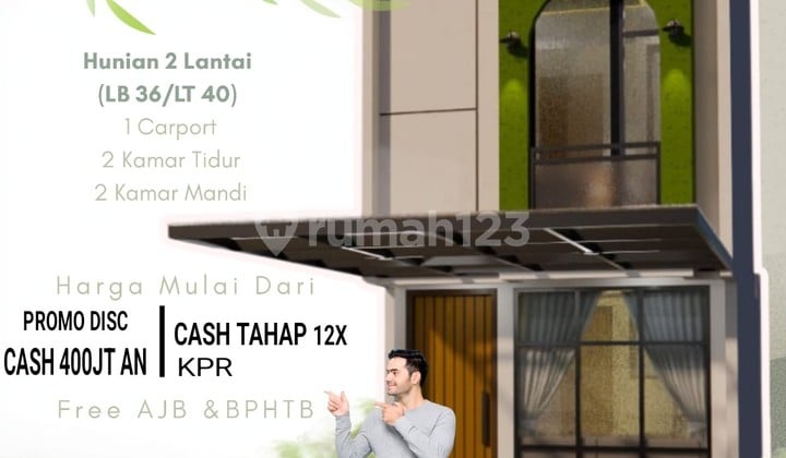 Rumah Cantik 2Lt Paling Murah di Tangsel
