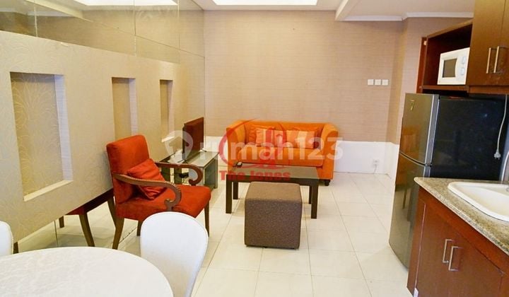 Rent Sudirman Park Apartment Central Jakarta 2 BR Fully Furnished