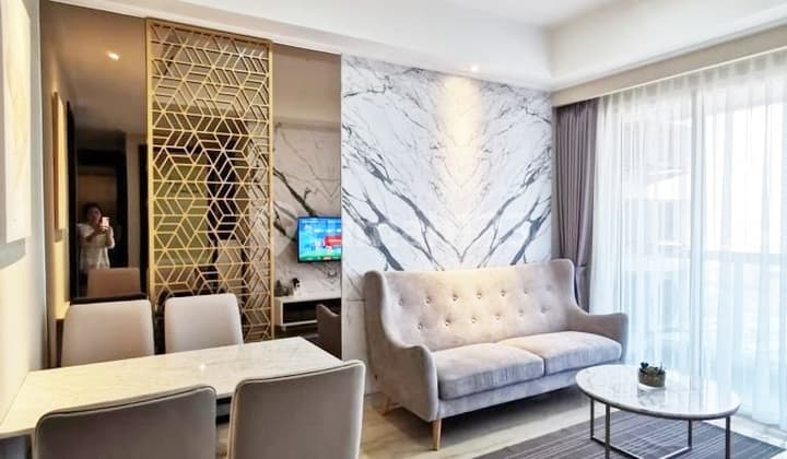 Disewakan Apartemen Menteng Park Private Lift 2 BR Full Furnished