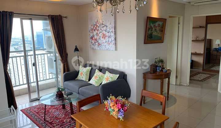 Sewa Apartemen Cosmo Terrace Thamrin City 2 Bedrooms Full Furnish