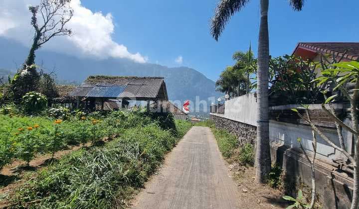 Tanah strategis view gunung di Jempiring, Candikuning, Tabanan, Bali