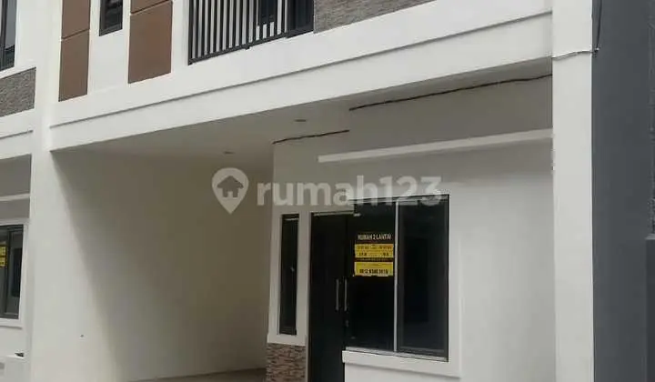 For Sale New 2-Story Ready-to-Occupy House in Lubang Buaya, East Jakarta