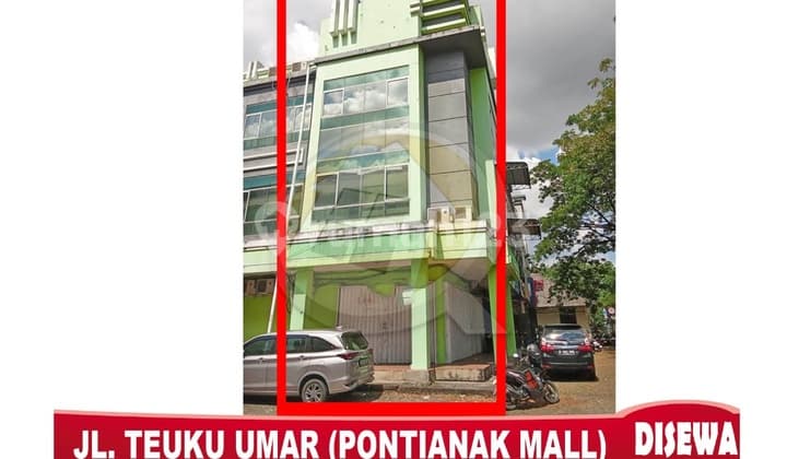 Disewakan Ruko Strategis Jl. Teuku Umar