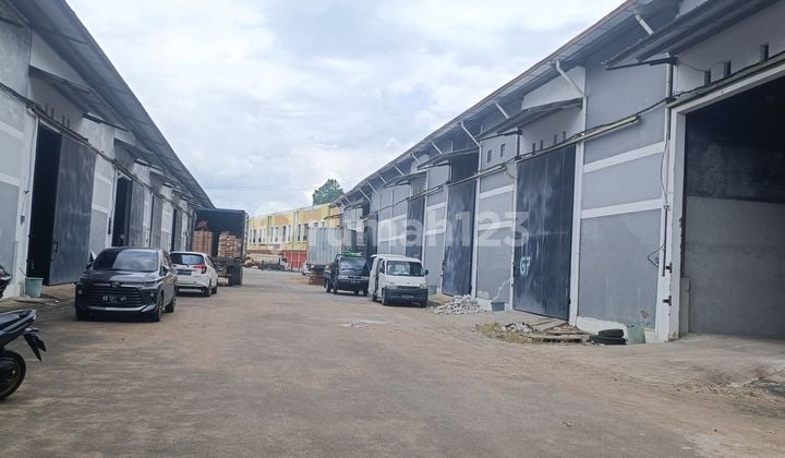 DIJUAL GUDANG BISSPARK SIAP PAKAI, AKSES KONTAINER