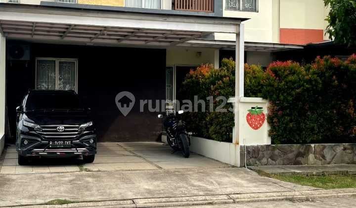 Rumah Cantik Semi Furnished dan Siap Huni di Cluster Samata Kota Harapan Indah Bekasi Barat