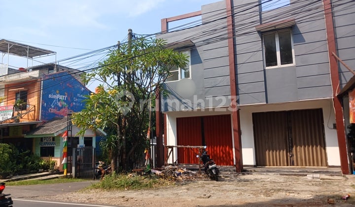 Ruko 2 lantai pinggir jalan besar lokasi strategis di Pamulang