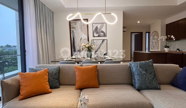 Sewa Apartemen Full Furnish 3 BR Private Lift Lebak Bulus Jakarta Selatan