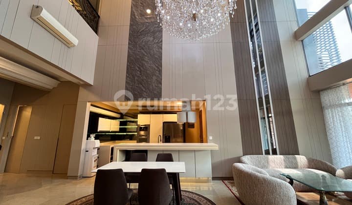 Jual Apartemen Mewah Full Furnish 2 Lantai Private Pool Darmawangsa Kebayoran Baru Jakarta Selatan