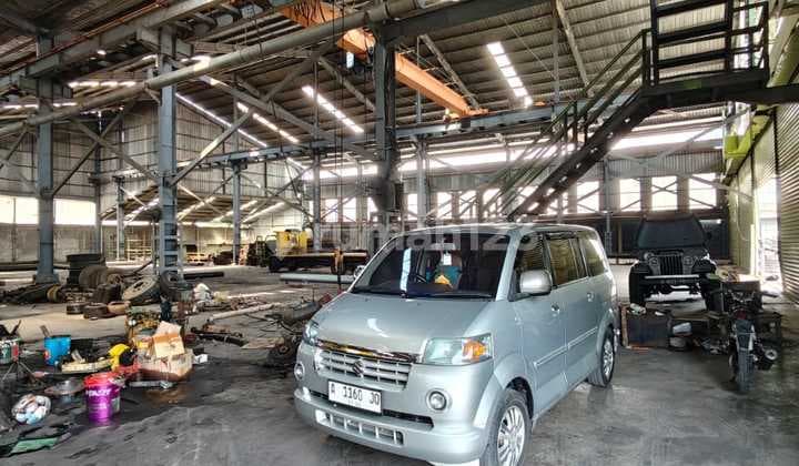 Gudang Sunter Luas 8000 bisa Sewa Sebagian Akses Kontainer