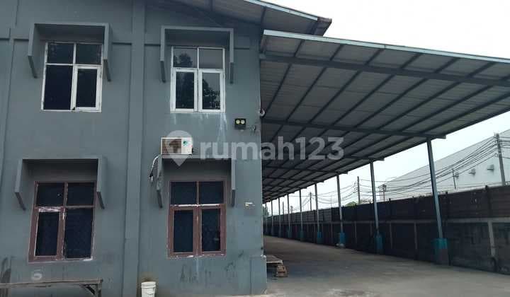 Dijual cepat Gudang siap pakai di Cikupa Bundar ada office dan mess bebas banjir