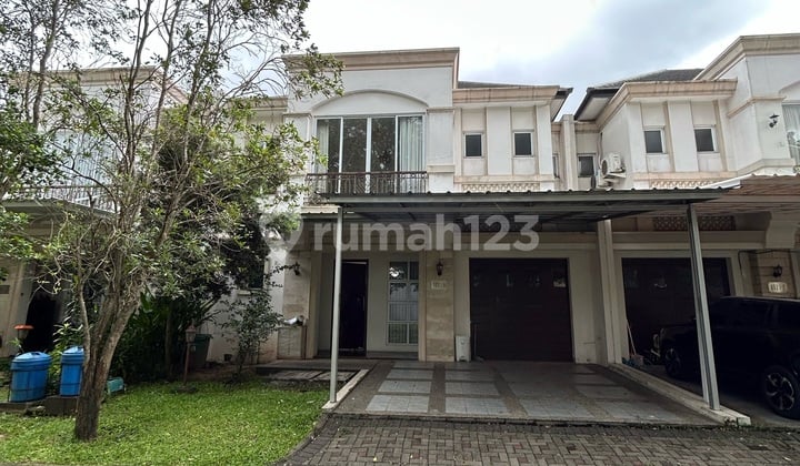 Jual Cepat Murah Rumah Siap Huni Eminent Vivavia Bsd Depan Taman