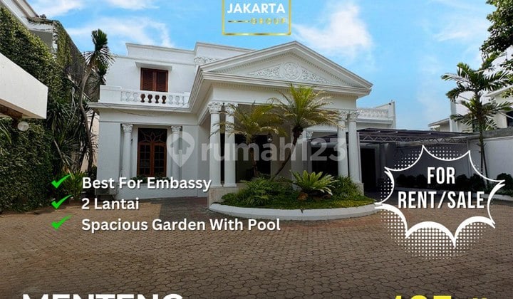 rumah mewah cocok untuk kedutaan lokasi Dekat Taman Lembang