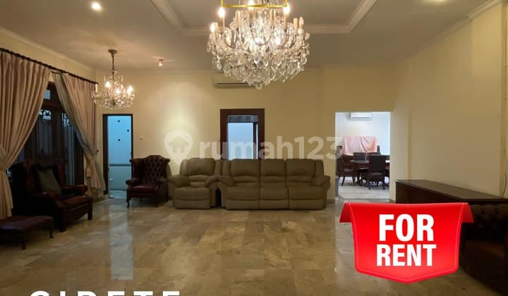 Rumah Sewa Cipete Siap Huni Dekat Stasiun MRT