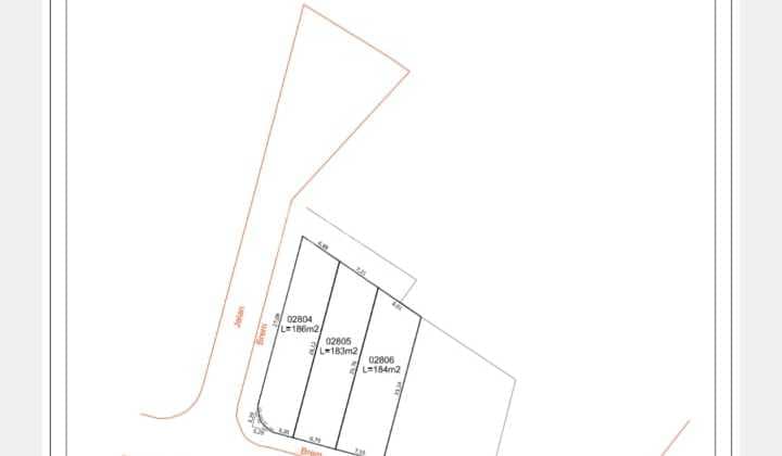 Jual Tanah kavling di Hook Budi Indah Setiabudi Bandung Utara