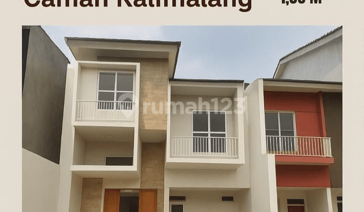 Rumah 2 Lantai Dekat Dengan Til Lokasi Nya Stategis