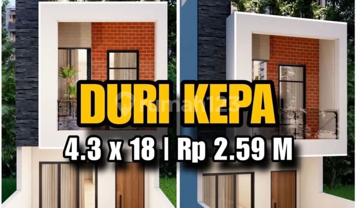 ANA RUMAH BARU UK 4.3X18M DI DURI KEPA
