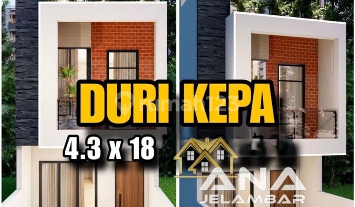 Ana Rumah Baru Uk 4.3X18m di Duri Kepa Ana Rumah Baru Uk 4.3X18m di Duri Kepa