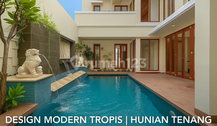 Cipete Private Pool 2 Lantai Siap Huni