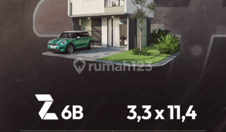 Rumah Park Serpong 400 Jutaan Fasilitas Lengkap (lippo)