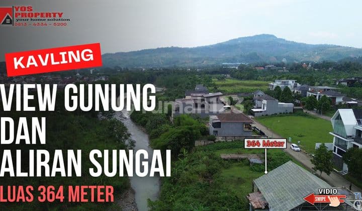 Kavling Dekat Aliran Sungai View Gunung || Luas 364 || SHGB || 2,4 Milyar || Santorini || Sentul City