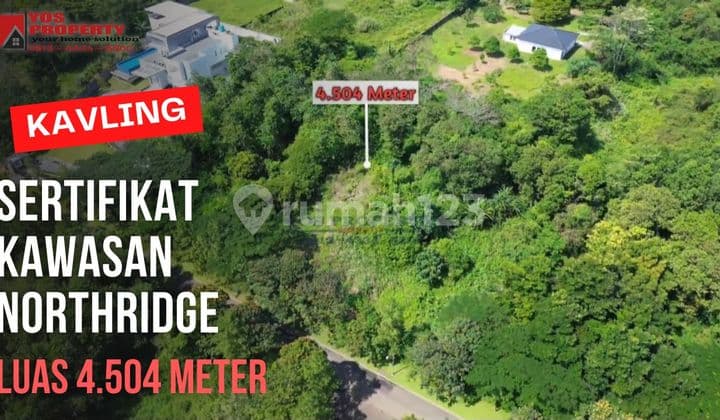 Kavling Northridge || Luas 4.504 || SHGB || 6,5 Jt/m || View Perbukitan || Kavling Sentul City