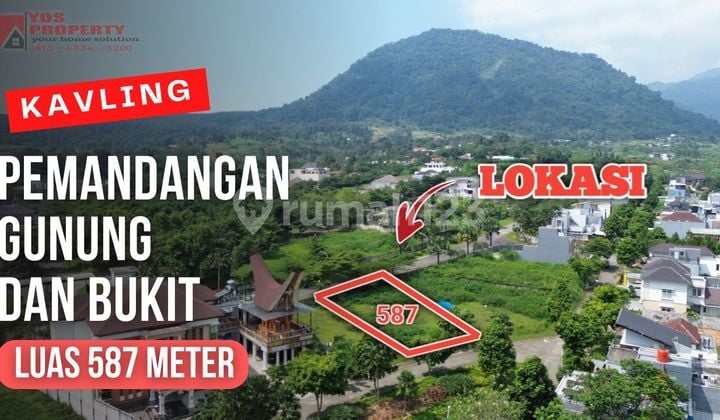 Kavling View Gunung Pancar || Tanah Berbentuk Mengantong || Harga 5 Juta/meter || Luas 587 Meter || Kavling Sentul City