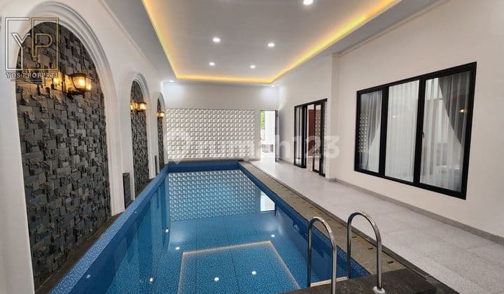 Rumah Baru Private Pool dengan Furnish || Area Rooftop Yg Luas View Bukit dan Gunung || 4,5 Milyar || Csentul City