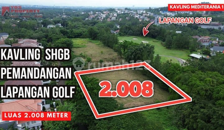 Kavling Sentul City View Lapangan Golf || Sertifikat Shgb || Harga 7,5 Juta/Meter || Cluster Mediterania 1